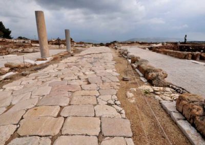 Zippori, una strada romana
