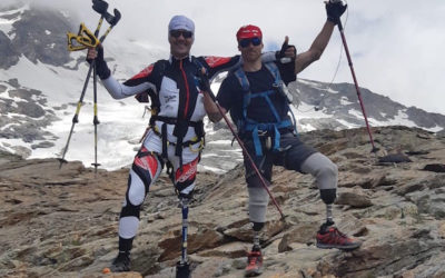 ANDREA LANFRI, SUL MONTE ROSA SENZA GAMBE