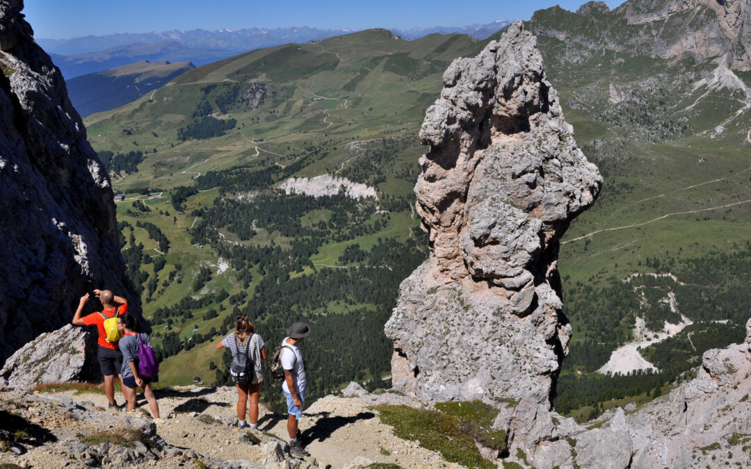 DAL COL RAISER AL RIFUGIO STEVIA (VAL GARDENA, ALTO ADIGE)