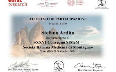 SESTO, IL CONGRESSO DELLA SOCIETA’ ITALIANA DI MEDICINA DI MONTAGNA